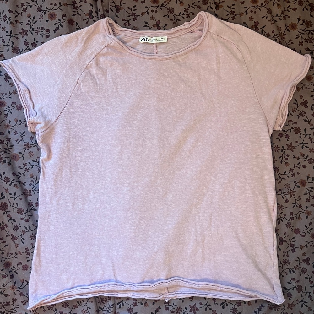 Zara Purple Muscle Tee
